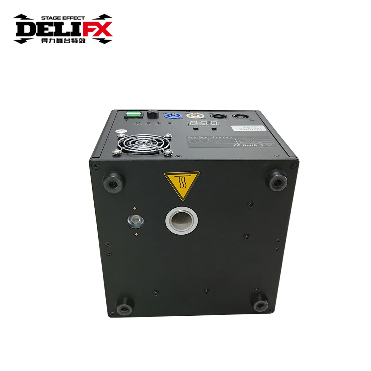 New Wedding Entry Concept Top-down Design 650W Two-channel DMX Adjustable 1-5m Spray Distance Indoor Cold Spark Firework Machine