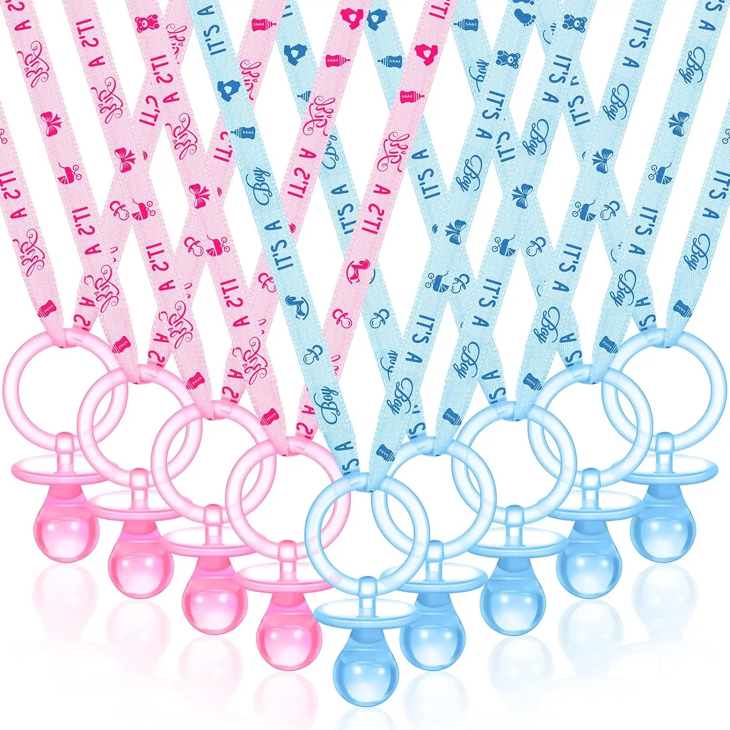 100 Confettis Révélation De Genre – Cœurs Rose, Bleu, Or – Baby Shower Et Anniversaire