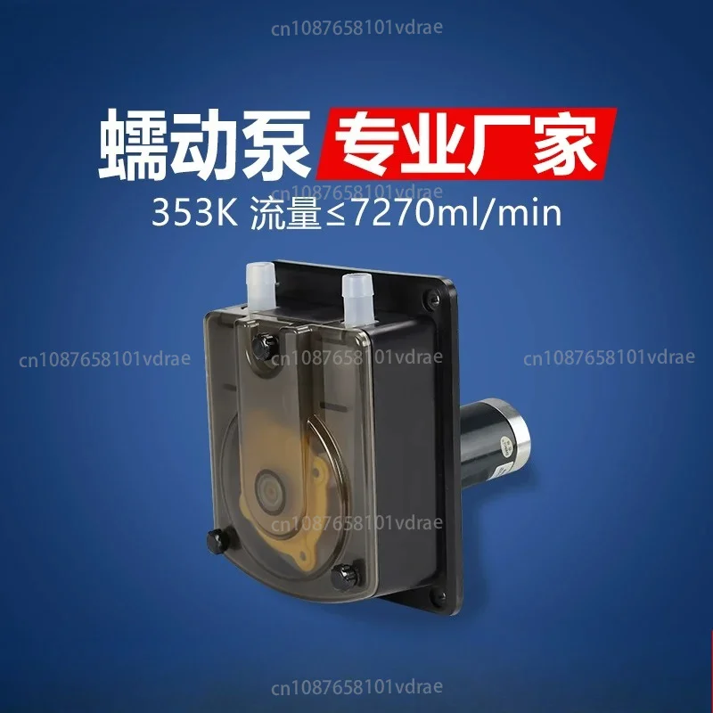 353K Peristaltic Pump, High-Flow Industrial Metering Pump, Filling Machine 24V DC Self-Priming Circulating Water Pump
