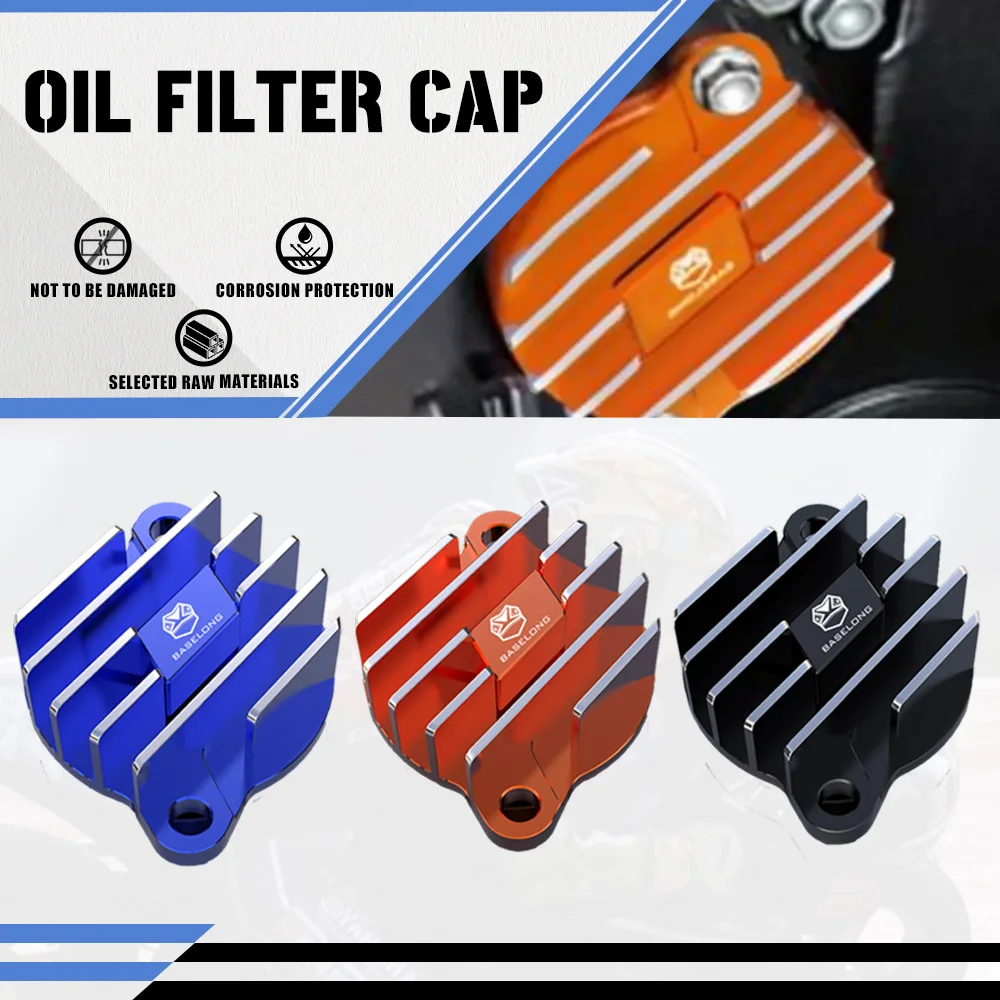 

2023 2022 2021 2020 2019 2018 For Husqvarna 401 250 SVARTPILEN 401 VITPILEN Motorcycle Engine Oil Filter Guard Cover Cap Plug