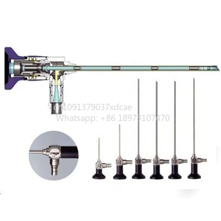 2026 New Shenda Endoscope Of Accessories Laryngoscope 2.7mm/3mm/4mm/6mm/8mm/10mm 0/12/30/45/70/90/110 Degree ENT Telescope