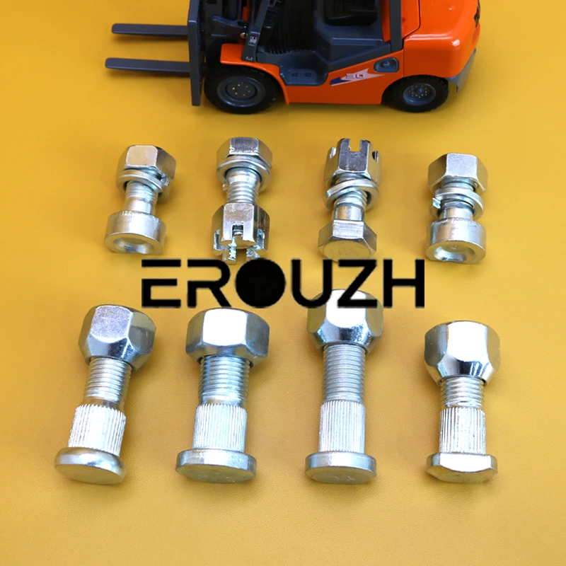 Forklift Wheel Hub Screws Are Suitable for Helihang Fork Liugong Longgong Platform Lifu Forklift  Wheel Rims Bolt Steel Rings