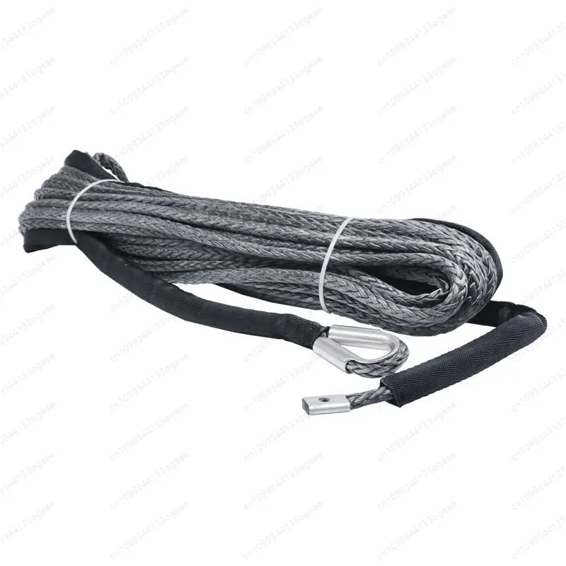 

12,000 pounds of nylon rope, synthetic rope, off-road vehicle self-rescue winch, all-in-one winch