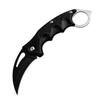 1PCS Karambit Stainless Steel Blade Shaped Knife Outdoor Camping Self Defense Emergency Survival Knife Folding Portable Knives