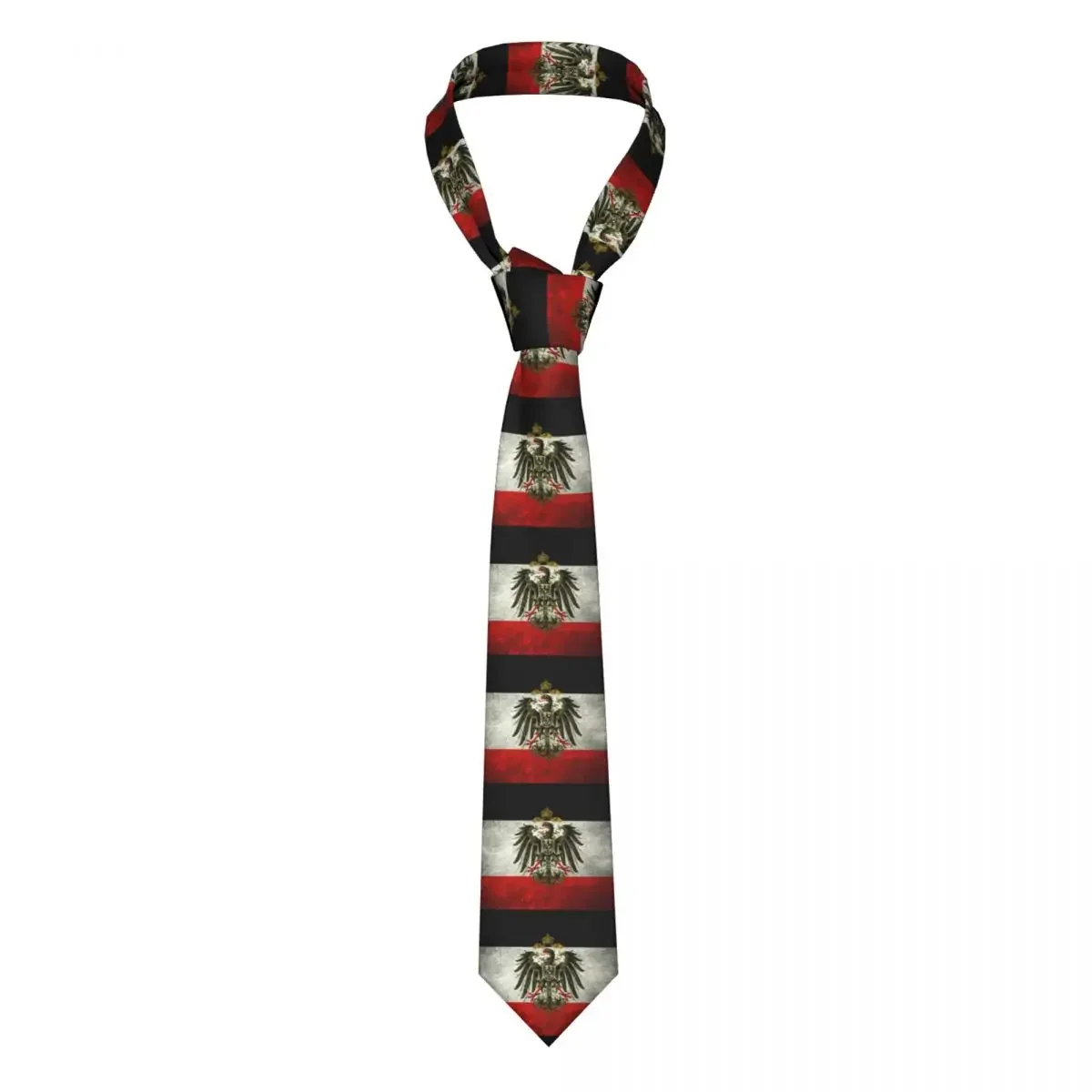 German Empire Flag Germany Necktie Men's Personalized Silk Neck Ties for Party