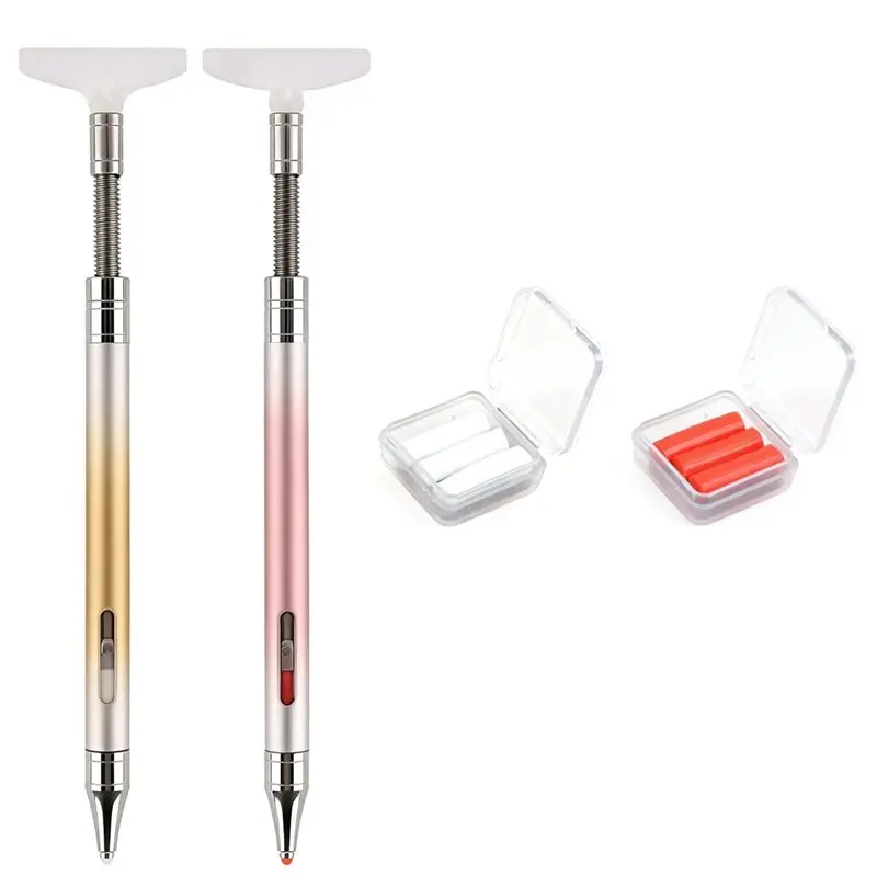 

ПОПУЛЯРНЫЙ ТОВАР: Восковой карандаш со сменными насадками, инструмент для захвата страз, 2 двусторонних маркера для точечной росписи, металлический инструмент для захвата страз B