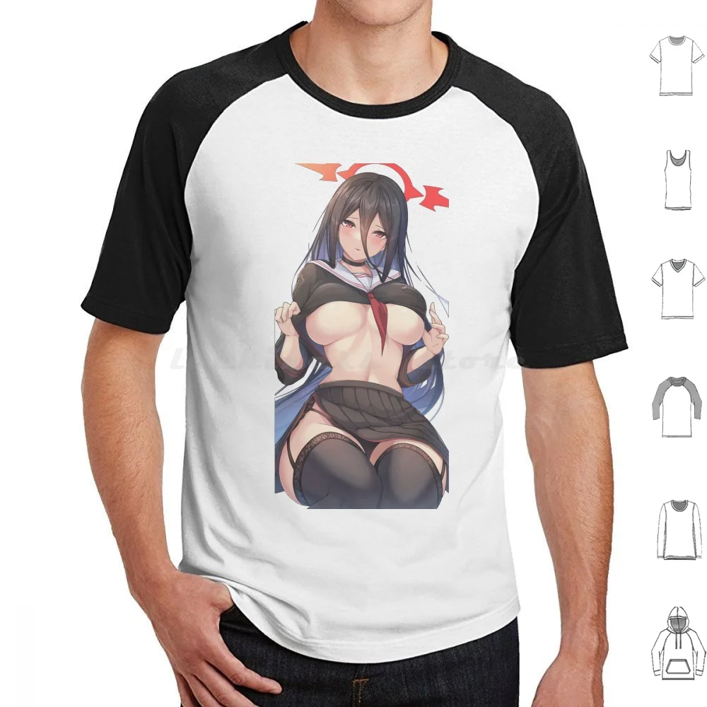 Ecchi Colegiala Xxx T Shirt Cotton Men Women DIY Print Anime Hentai Japón Manga Japones Ecchi Chica Lindo Gracioso Kawaii