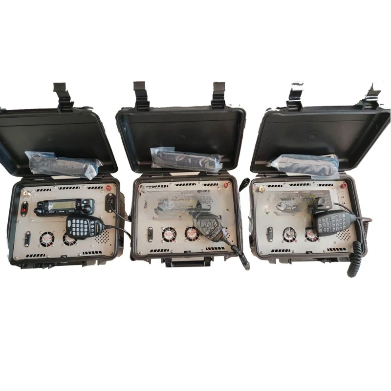 Short wave radio box outdoor survival waterproof box+metal panel Xiegu G90 FTM300DR FTM6000R