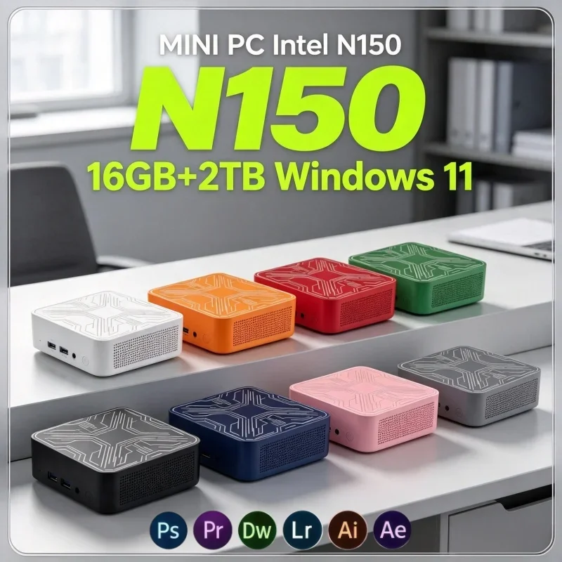 n150ミニpc-windows-11デスクトップコンピューター-16gb-ram-1tb-2tb-ssd-wifi-6-ポータブルミニコンピューター-オフィス、家庭、学習、日常ゲーム用