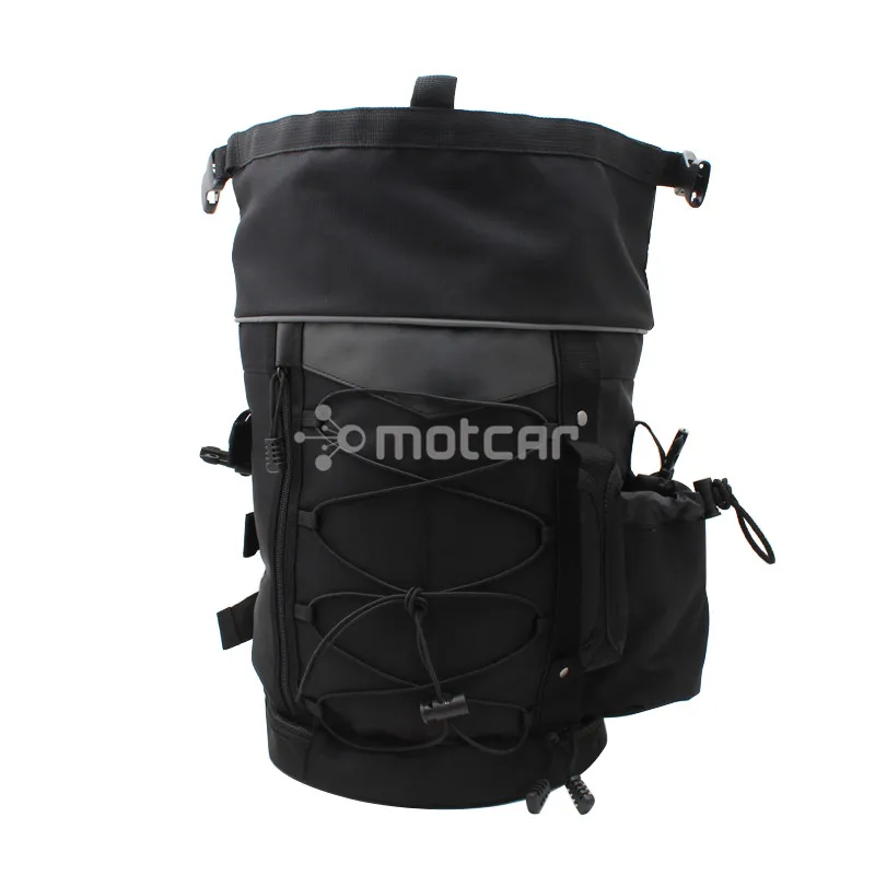 Motorcycle Travel Bag Deadbeat Duffle Back Seat Bag Sissy Bar Passenger Rear Bag for Harley Motorcycle Bag Motorcycle Backpack