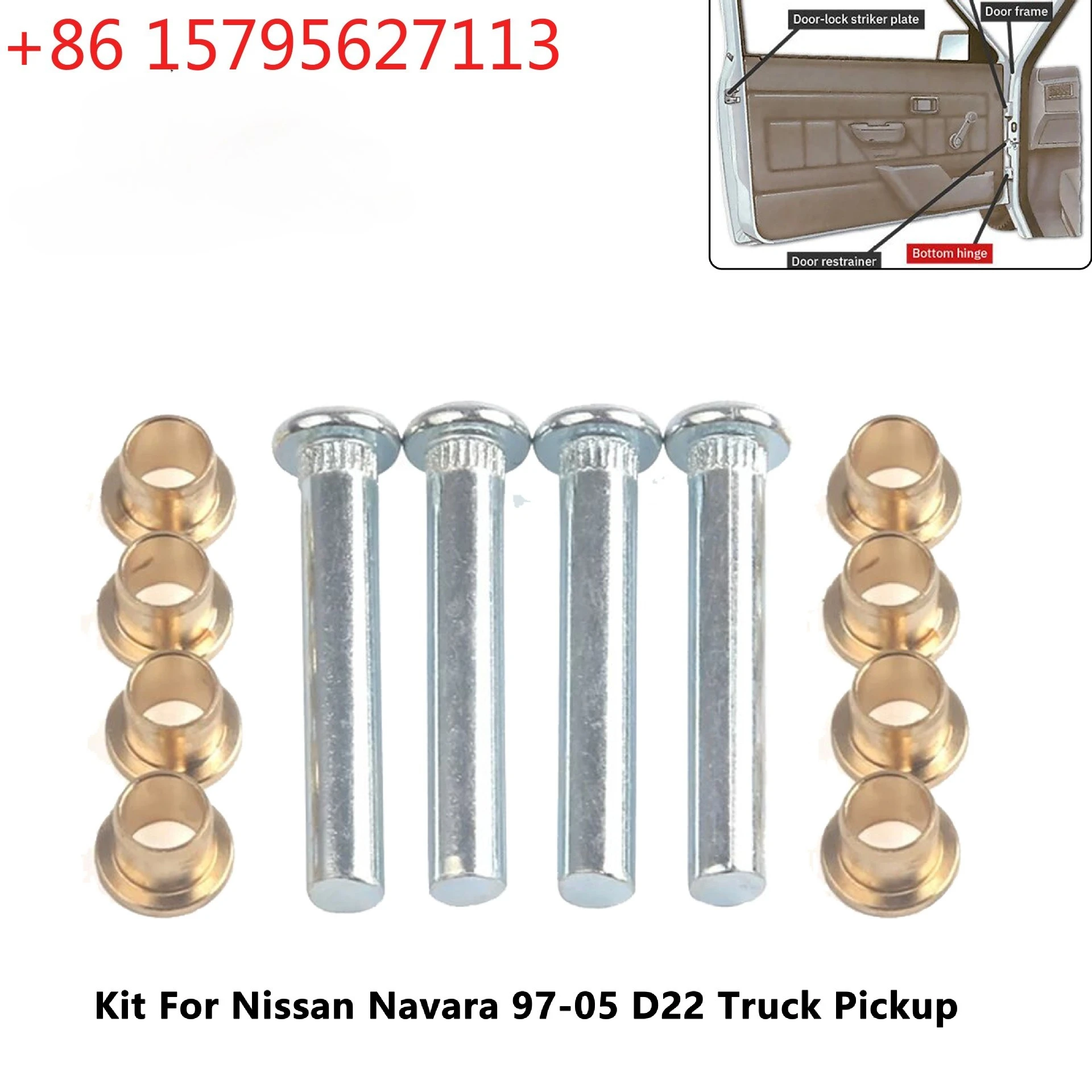 Car Modification Door Hinge Repair Kit for D22 Nissan Navarra 97-05 NAVARA