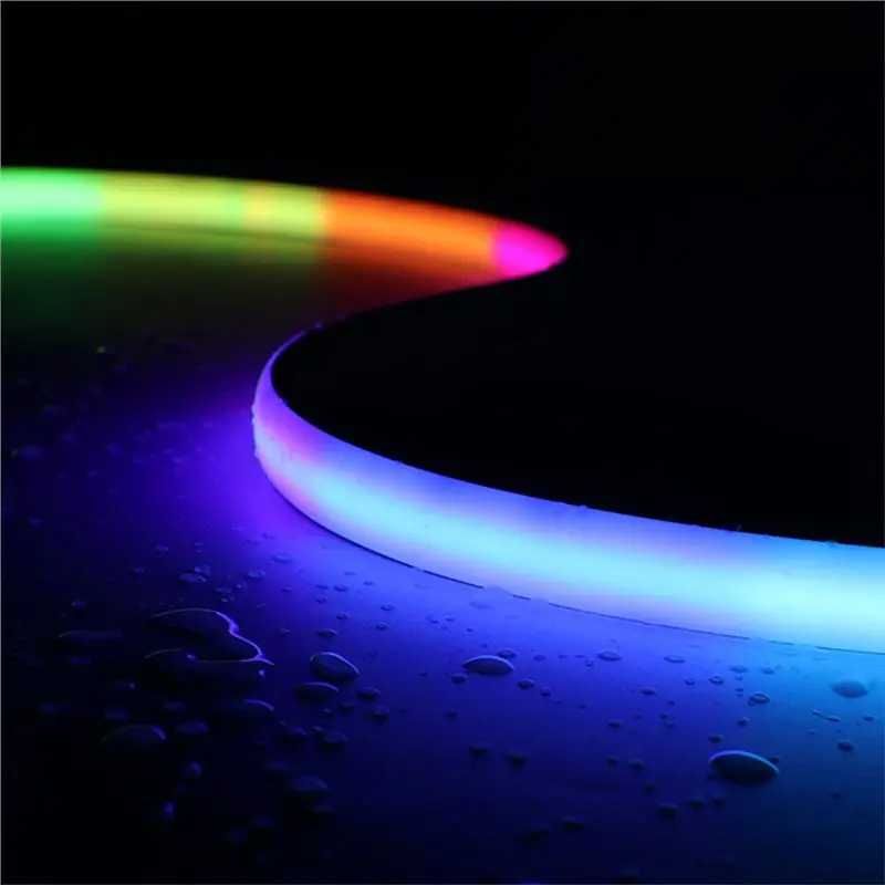 B67C RGBWC Colorful COB LED Strip WS2812B Control Chips IP65 Protection Programmable LED Strip, LED Strip Length 1M