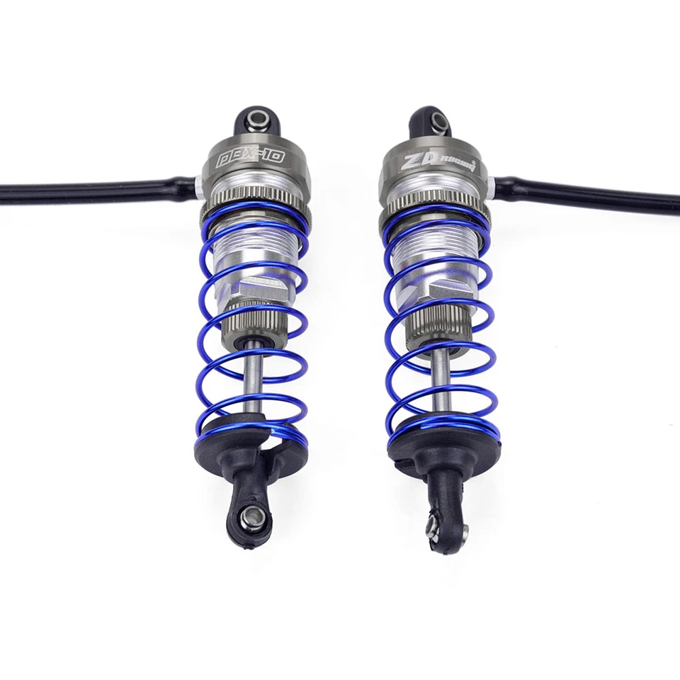 Ensemble d'amortisseurs métalliques en aluminium, 120mm, avant et arrière, 140mm, pour pièces de rechange de voiture RC 1/8 (Or