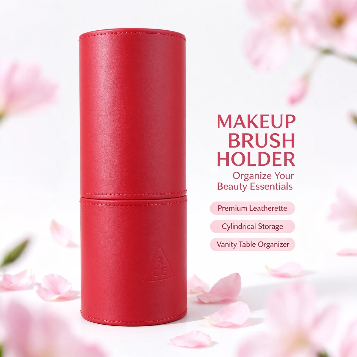 Waterproof Makeup Brush Holder,Portable Cylinder Makeup Organizer Case, Dustproof Travel Cosmetic Brush Storage Cup