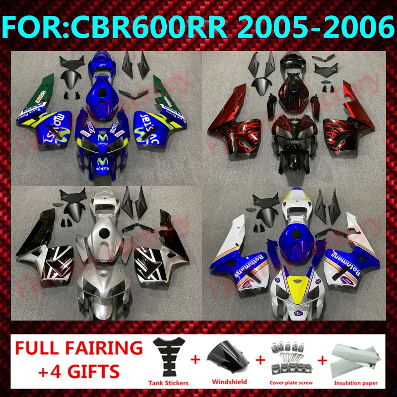 

Motorcycle Fairings Kit for CBR600RR F5 05 06 CBR 600 RR 600RR Bodywork Set CBR600 2005 2006 Injection mold full fairing zxmt