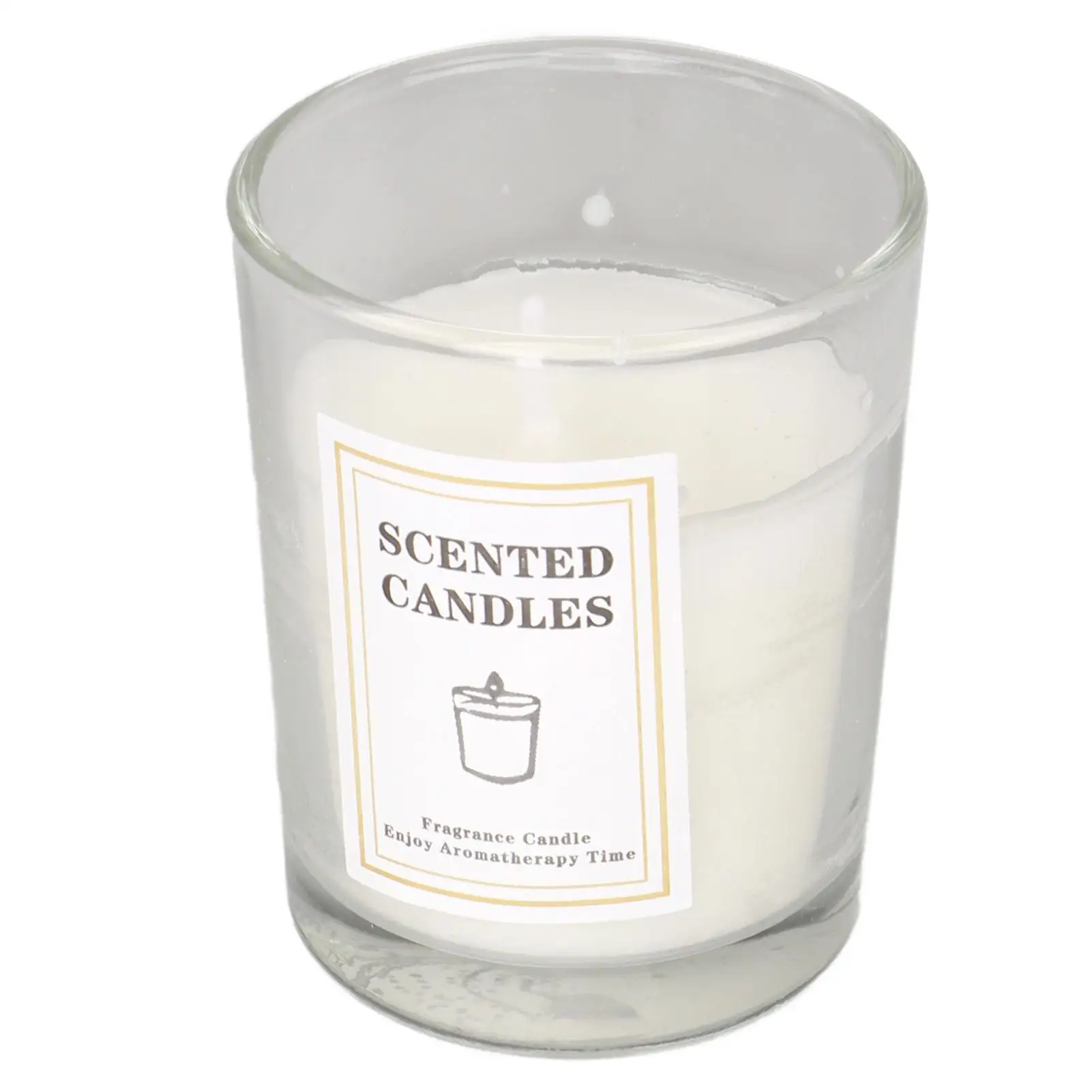 15-Hour Jar Scented Soy Wax Candle - Rich Fragrance for Odor Removal & Parties