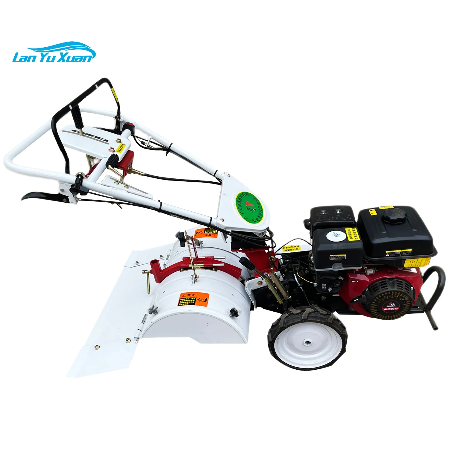 

New arrive shandong supplier mini gasoline rototiller cultivator rotary power rear tine tiller