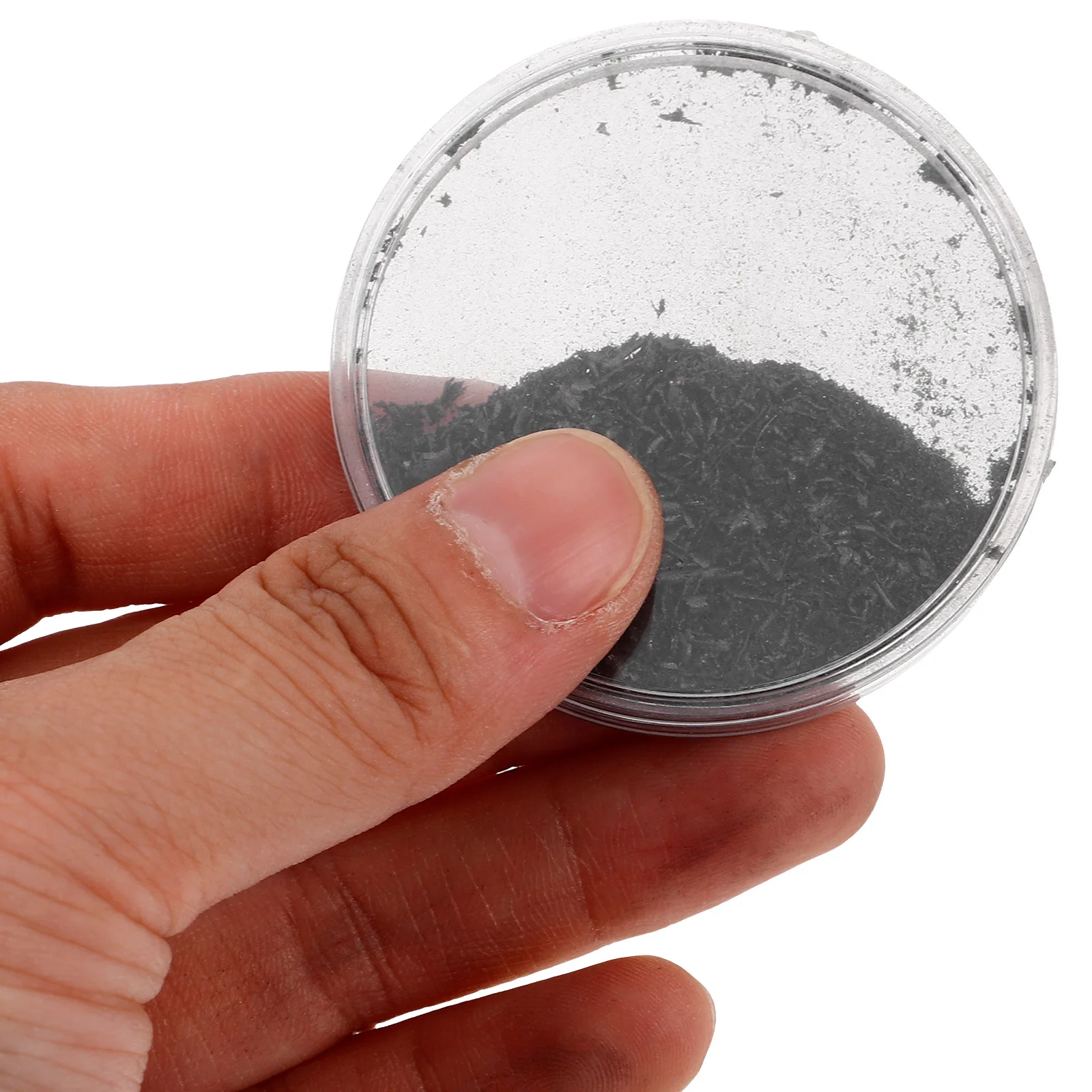 Kit de démonstration de champ magnétique, 1 pièce, boîte en plastique transparente avec poudre de fer pour expériences scientifiques, électromagnétisme