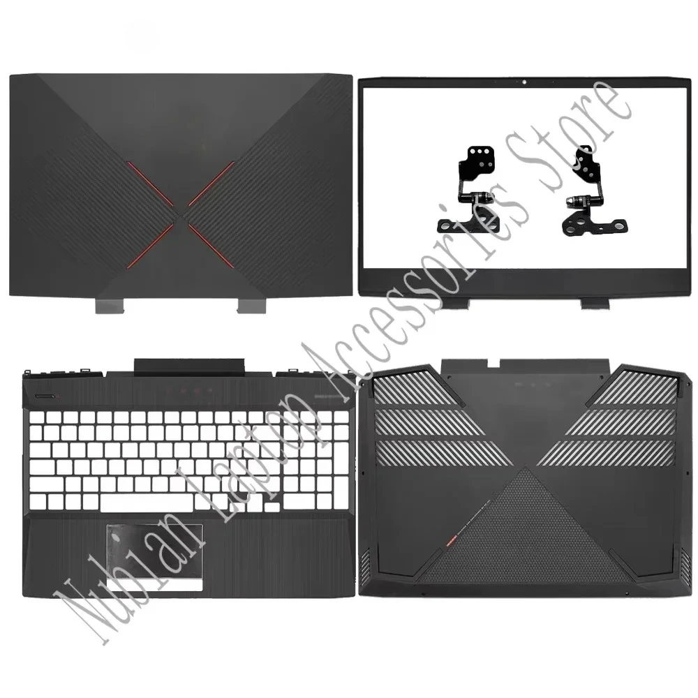 

NEW For OMEN 15-DC TPN-Q211 Laptop LCD Back Cover/Front Bezel/Upper Palmrest/Bottom Case/Hinge/Hinge Cover