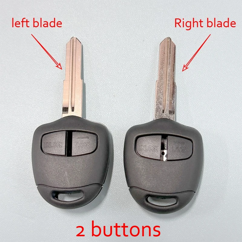 2 3 buttons Car Key Fob Shell Case Housing For Mitsubishi Lancer EX Evolution Grandis Outlander ASX Triton Pajero