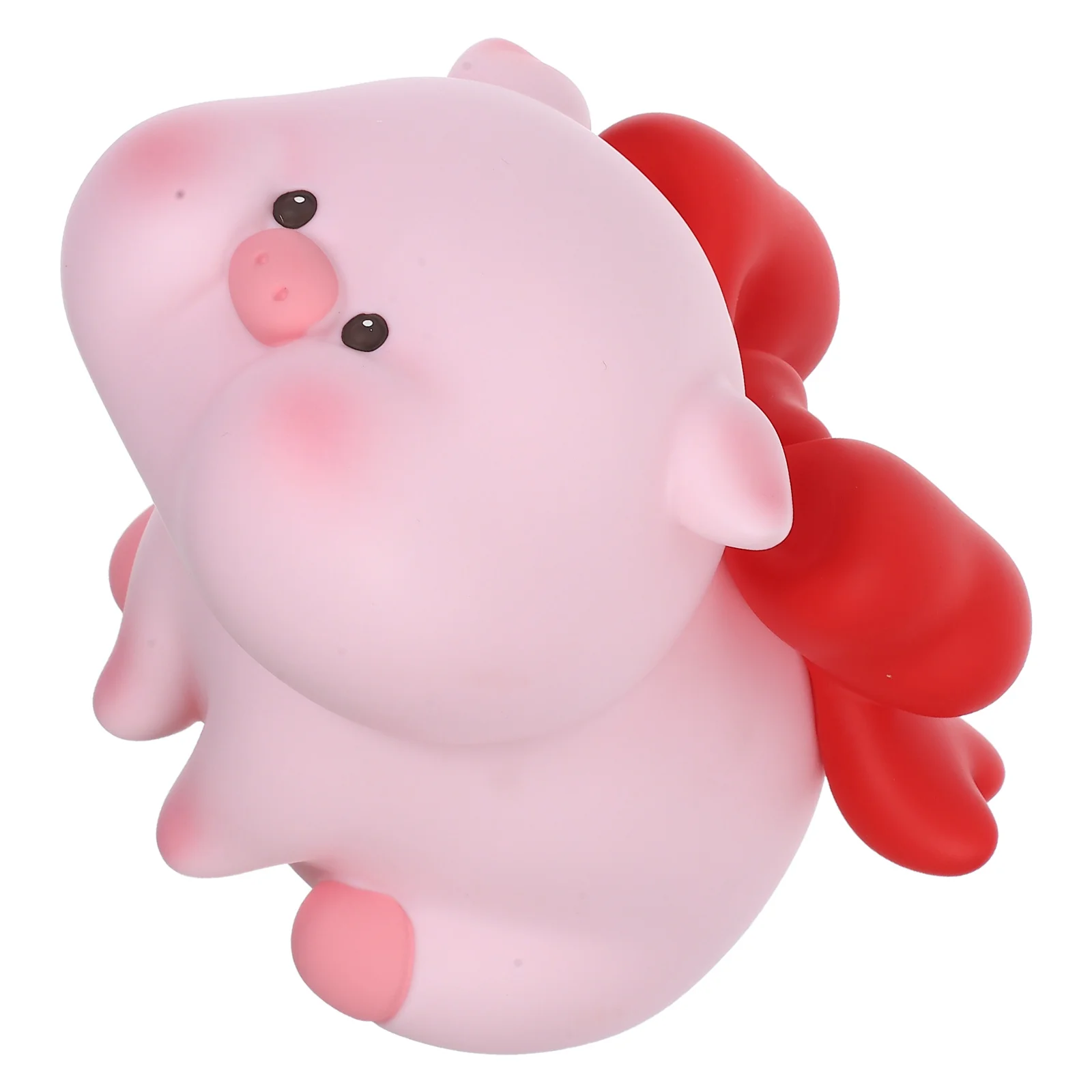 Tirelire en vinyle, Adorable tirelire en forme de cochon pour porte-monnaie, décoration de bureau à domicile, habitude d'épargne pour enfants, taille moyenne