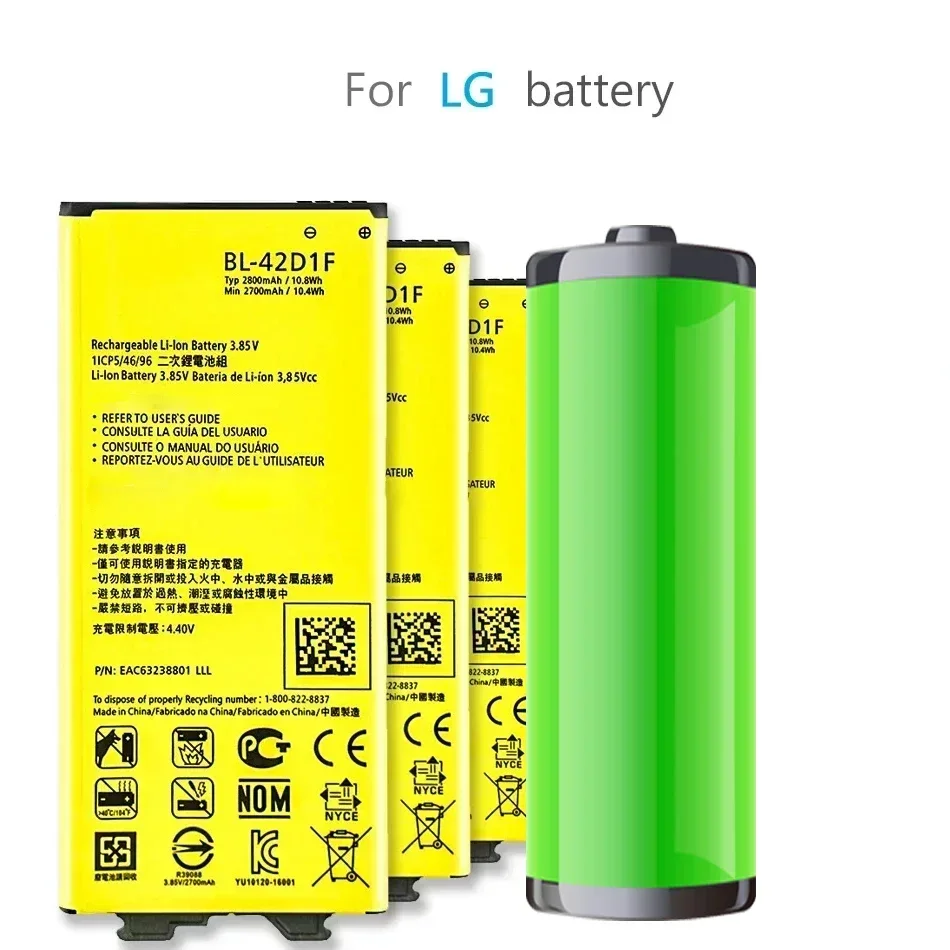 BL-42D1F 2800mAh Battery for LG G5 H820 H830 H831 H840 H850 H860N H860 H868 F700 VS987 LS992 US992 F700L F700S F700k Batteries