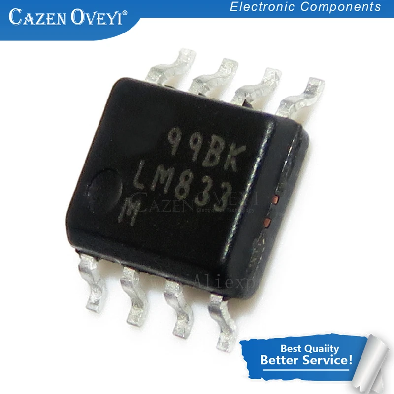 Chipset 10pcs/lot LM833M LM833MX LM833 SOP-8 In Stock