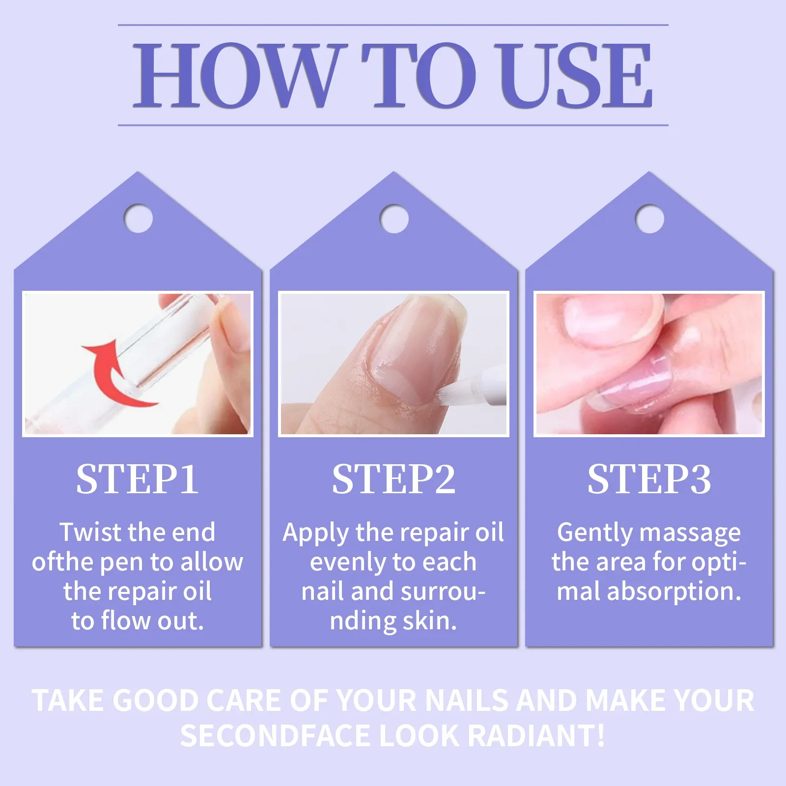 Men's Cuticle Care Pen - Nail nourishing oil treatment. Promotes healthy beautiful nails with specialized pen formula.