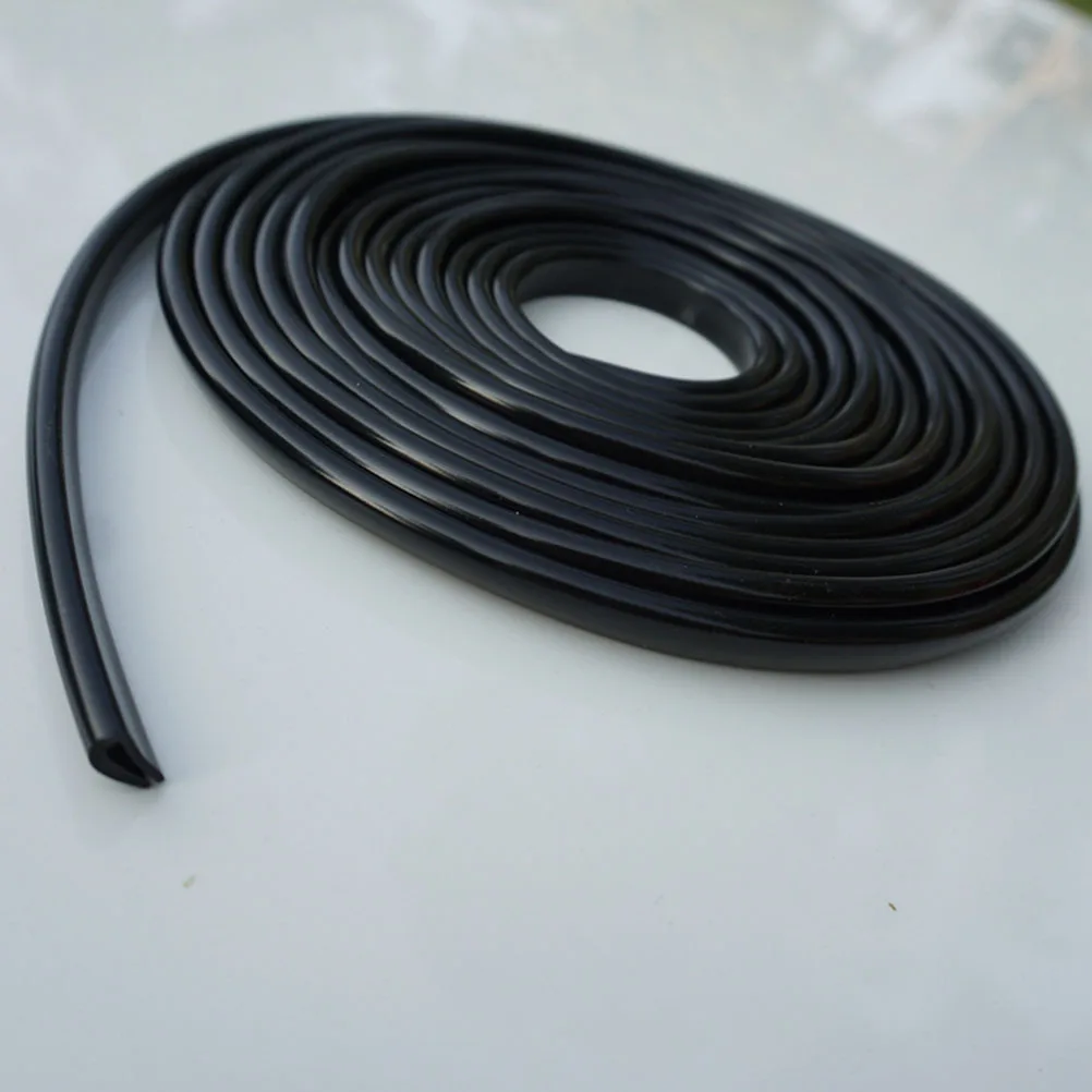 Protezione per porta da 8 m Strisce sigillanti resistenti ai graffi anti-shock Design sottile e sottile nero Protezione efficace Protezioni per porte