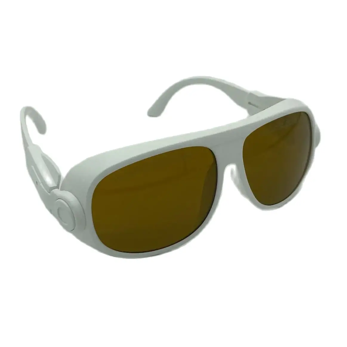 

Laser Safety Goggles For OD 4+ 532nm and OD 8+ 1064nm Lasers With Black Case And Lens Cloth LB and OD Marked On Lens