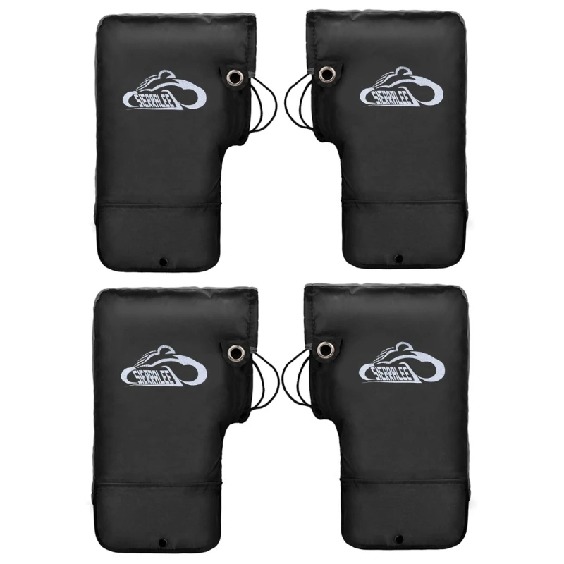 2pcs Handlebar Mittens Cold Weather Mountain Bike MTB Bar Warmer Covers