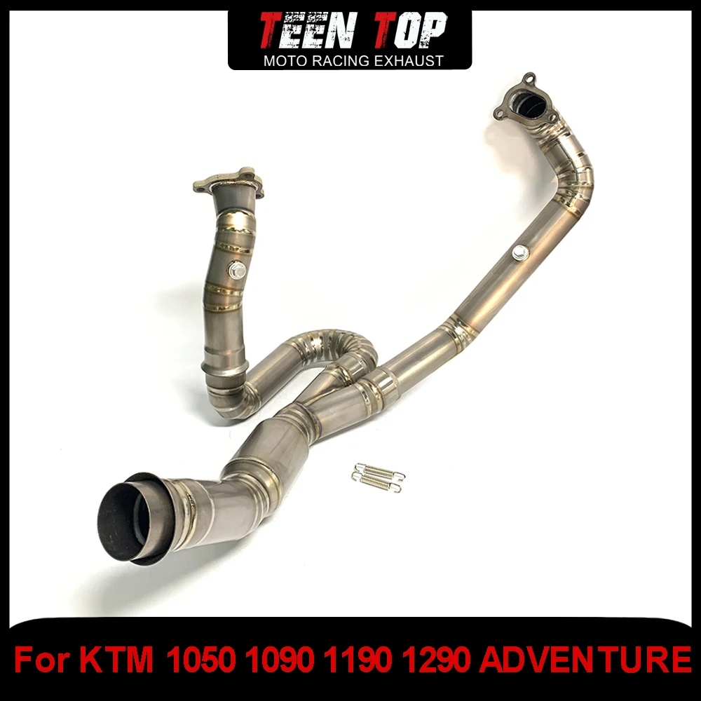 Motorcyce Escape Exhaust Header Link Pipe For KTM 1050 1090 1190 1290 ADVENTURE Exhaust Elbow 1290 ADV 2017-2020 Titanium Alloy