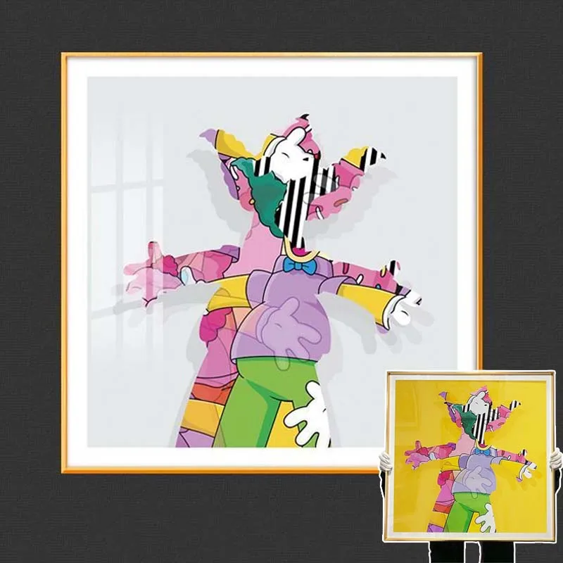 Pintura decorativa del Joker de los Simpsons, imagen de Anime, póster artístico de pared personalizado, fotos para sala de estar, accesorios de decoración del hogar, nuevo