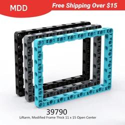 1 Pcs Buildings Blocks 39790 Liftarm, Modified Frame Thick 11 x 15 Open Center Bulk Modular GBC Toy For High-Tech MOC Set