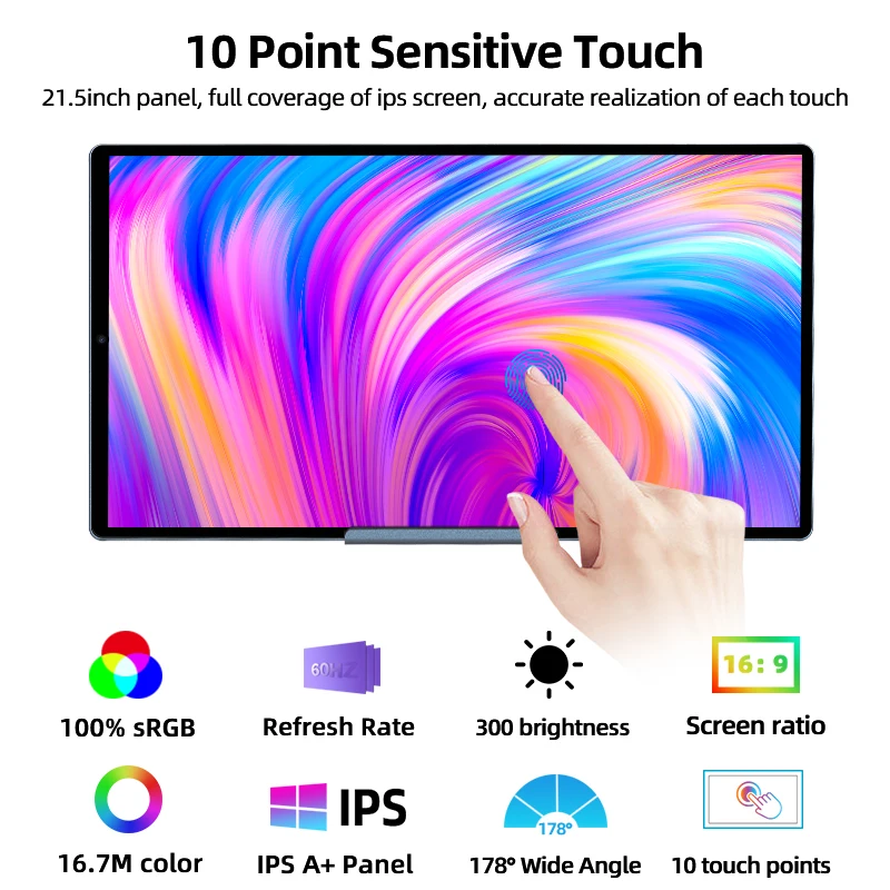 Best Selling Professional 21.5 Inch Lcd Pen Tablet With Battery Android System Touch Screen Monitor Smart Interactive Display