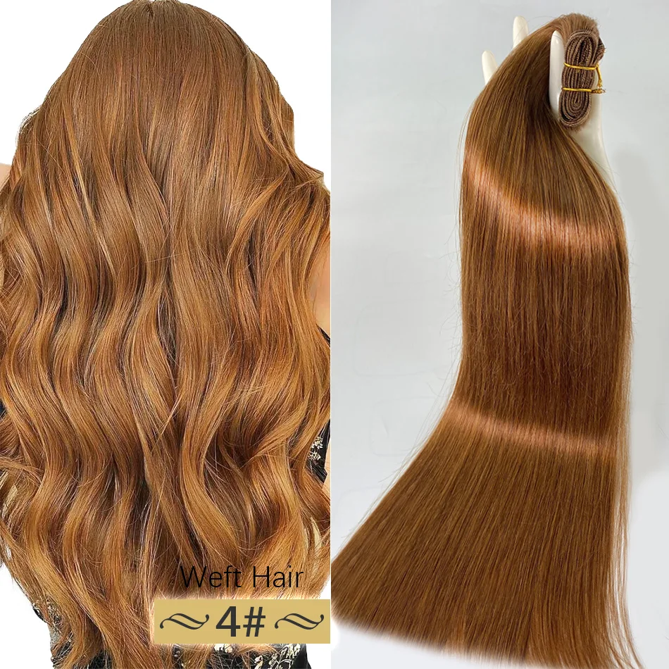 Shinehair 100% Echt Menselijk Haarverlenging Steil Haar Bundels Weft Natuurlijk Zwart Bulks Blond Braziliaans Remy Haar 613