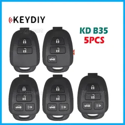 5pcs KEYDIY KD B35 Universal Remotekey 4 Buttons KD B Series Car Key for Toyota Style for KD900 KD900+ URG200 KD-X2 Mini KD-MAX