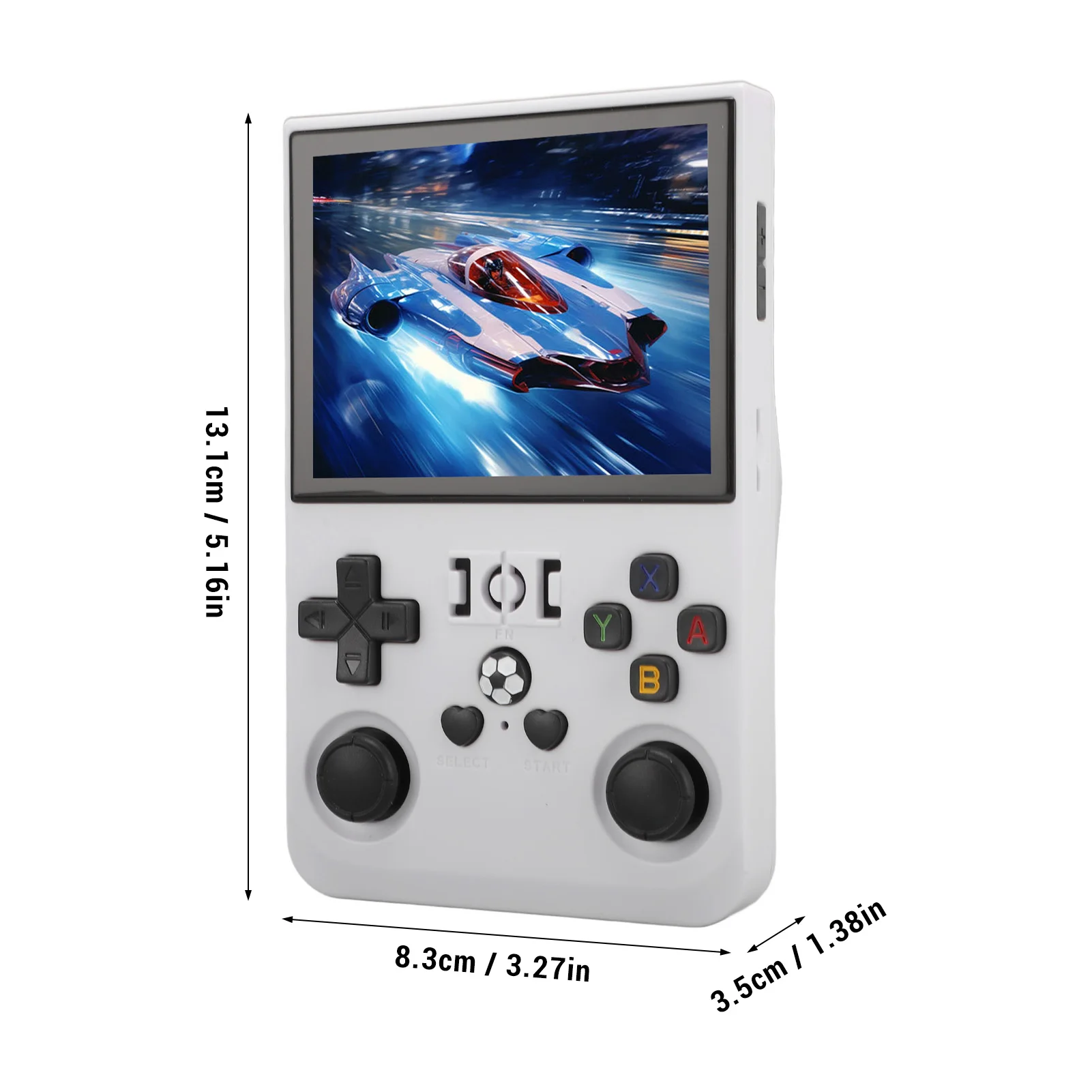 Handheld Game Console Open Source Retro Game Console 3.5in IPS Display Multi Keys Over 18000 Games  System for Home Travel