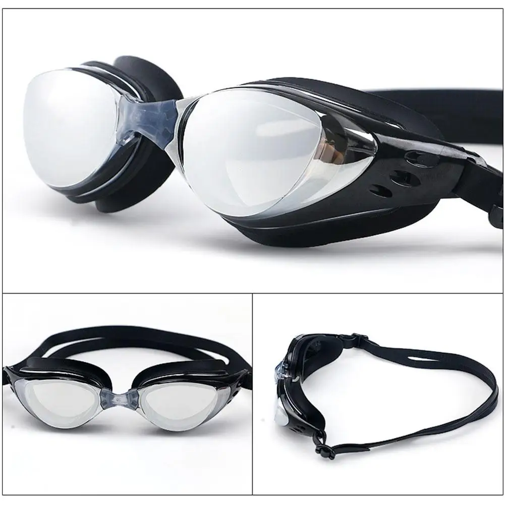 Professional Adult Anti-fog UV Protection Lens Men Women Swimming Goggles Waterproof Adjustable Silicone Swim Glasses