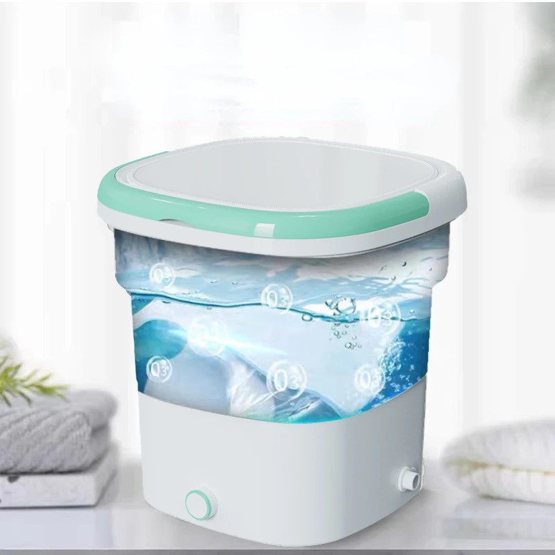 

Household Folding Washing Machine, Portable Storage Mini Washer Underwear Laundry Washer One Machine Multi-purpose Socks Washer