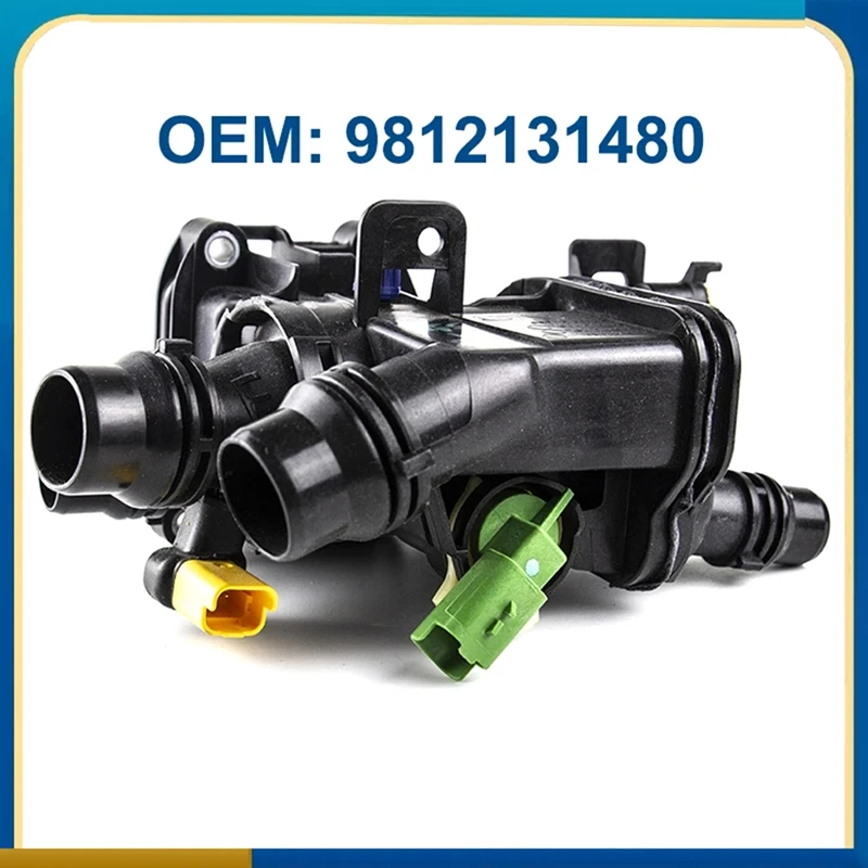 

9812131480 New Thermostat Hosing Water Flange Engine Coolant For Peugeot 308 1.2T