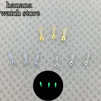 BLIGER Watch Accessories Silver Gold White 24 hours Small hand Green luminous fit NH37 NH39 movement
