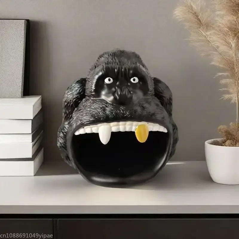 Customizable Creative Fun Orangutan Resin Material Key Storage Decoration Door Shoe Cabinet Wine