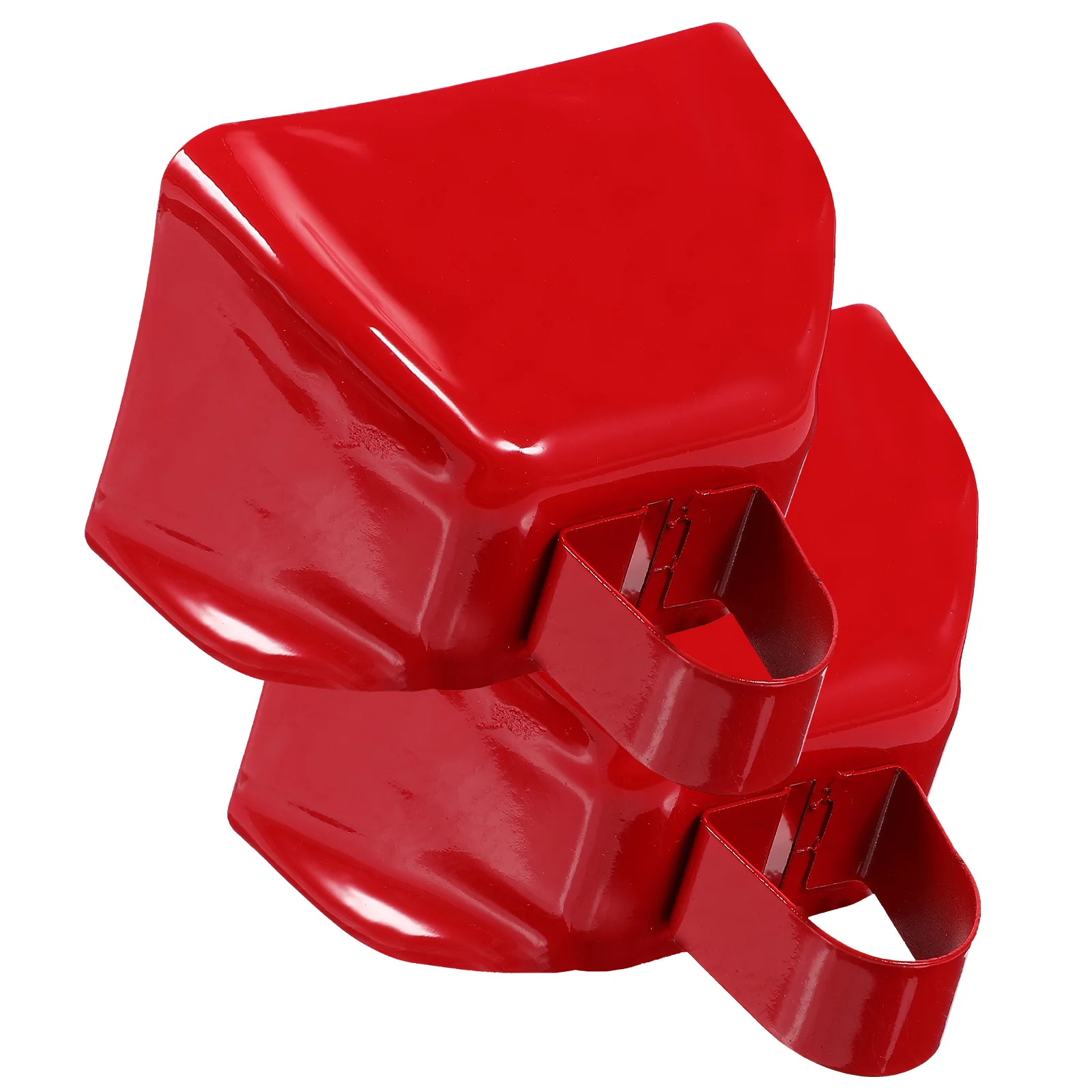 Footballs Square Handle Bell Metal Cow Cowbells With Livestock Hanging Pendants Ring Chime