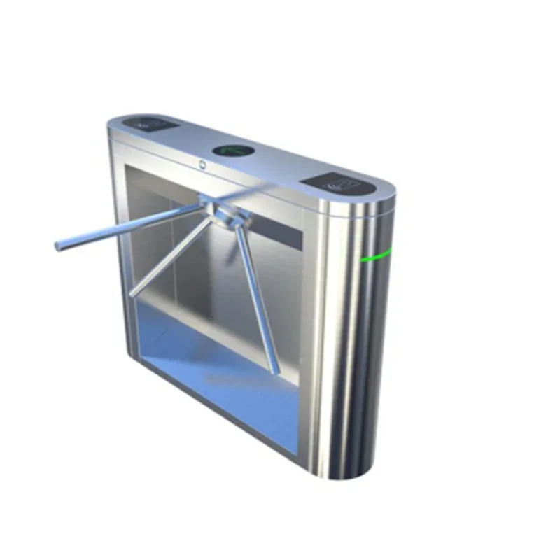 Smart Face Recognition Access Control System Intelligent Three Roller Turnstile Swing Barrier Gate Machine Access Control