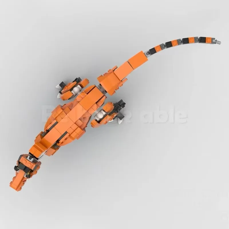 MOC dinosaur toy model - small particle assembly building block display item - customizable version - suitable for all enthusias