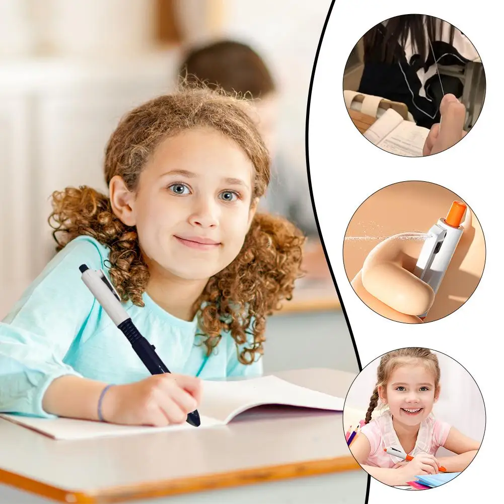 스푸프 워터 스프레이 기능이 있는 크리에이티브 볼펜, 서명 펜, 캠퍼스 장난 워터 스프레이 쓰기 펜, 학교 사무실 장난감, 신제품