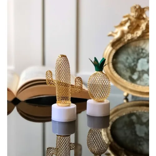 Mini veilleuse décorative en forme d'ananas et de Cactus, luminaire décoratif d'intérieur, idéal pour une chambre à coucher, éclairage élégant