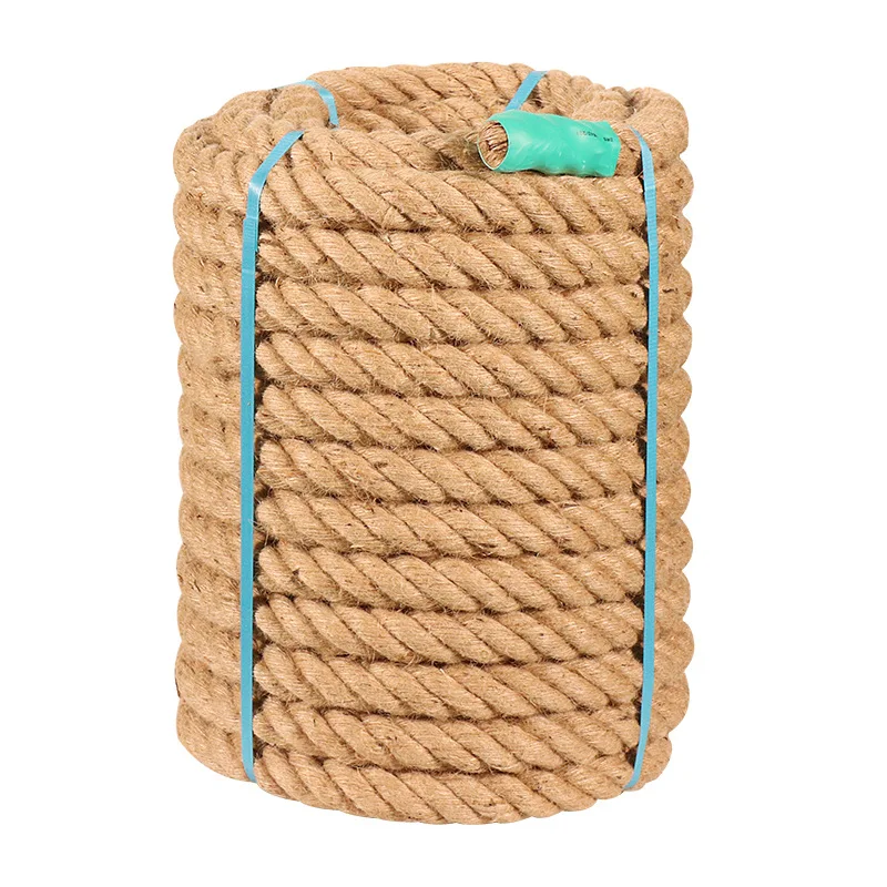 

Natural 20mm 30mm 40mm 50mm Hemp Rope thickness Jute Rope Physical Training Climbing Rope