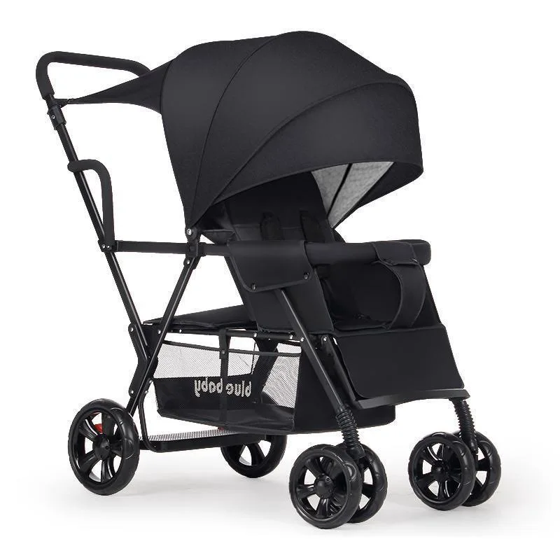 Twin Baby Strollers Lightweight Foldable Can Sit or Lie Down Double Baby Strollers Two Child Strollers Available